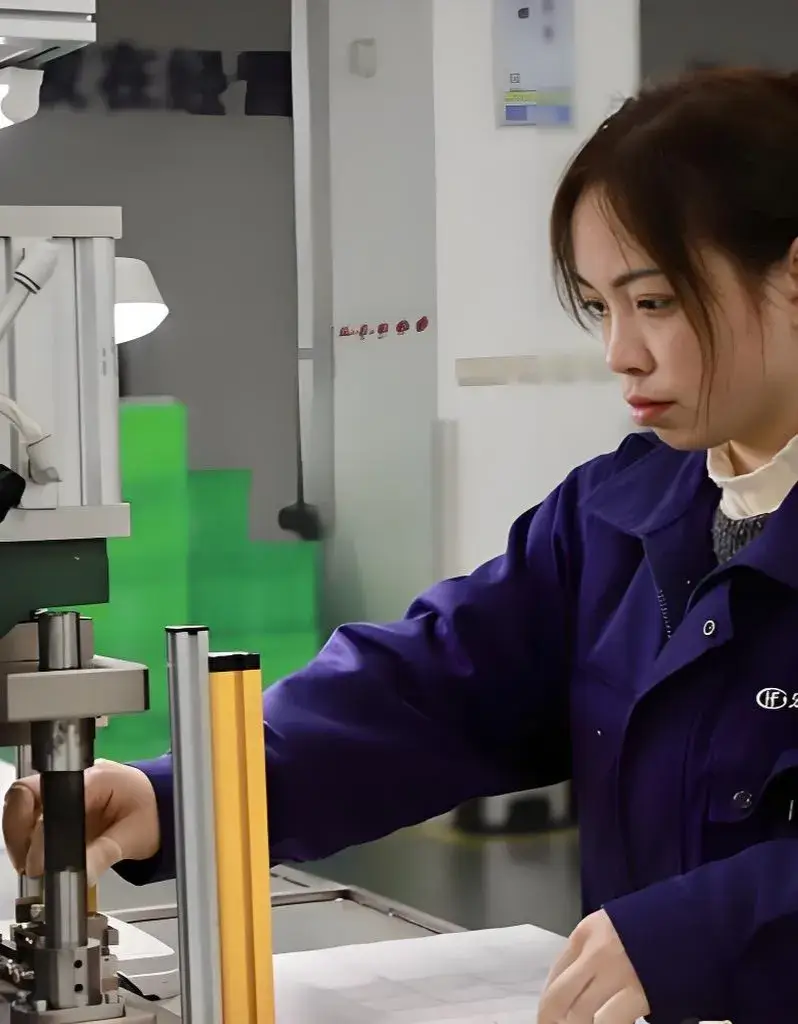 Female factory worker Female factory worker