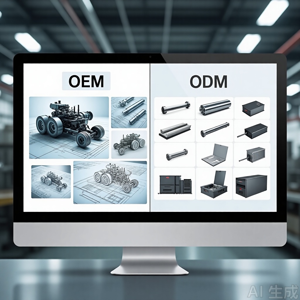 Comparison of OEM custom design manufacturing versus ODM catalog-based manufacturing for metal parts production